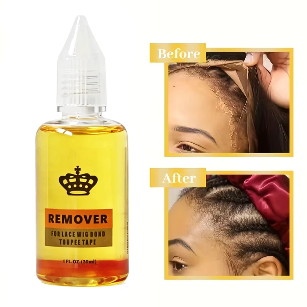 Waterproof Lace Front Wig Glue for Wigs Transparent Lace Adhesive For Hair Replacement Strong Hold Bonding Glue+Glue Remover