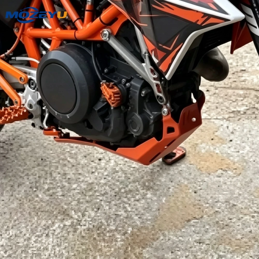 Motorcycle Skid Plate Engine Guard Lower Chassis Cover Aluminum Accessories For 690SMC 2008-2022 2023 690 SMC R 690 SMC Enduro R