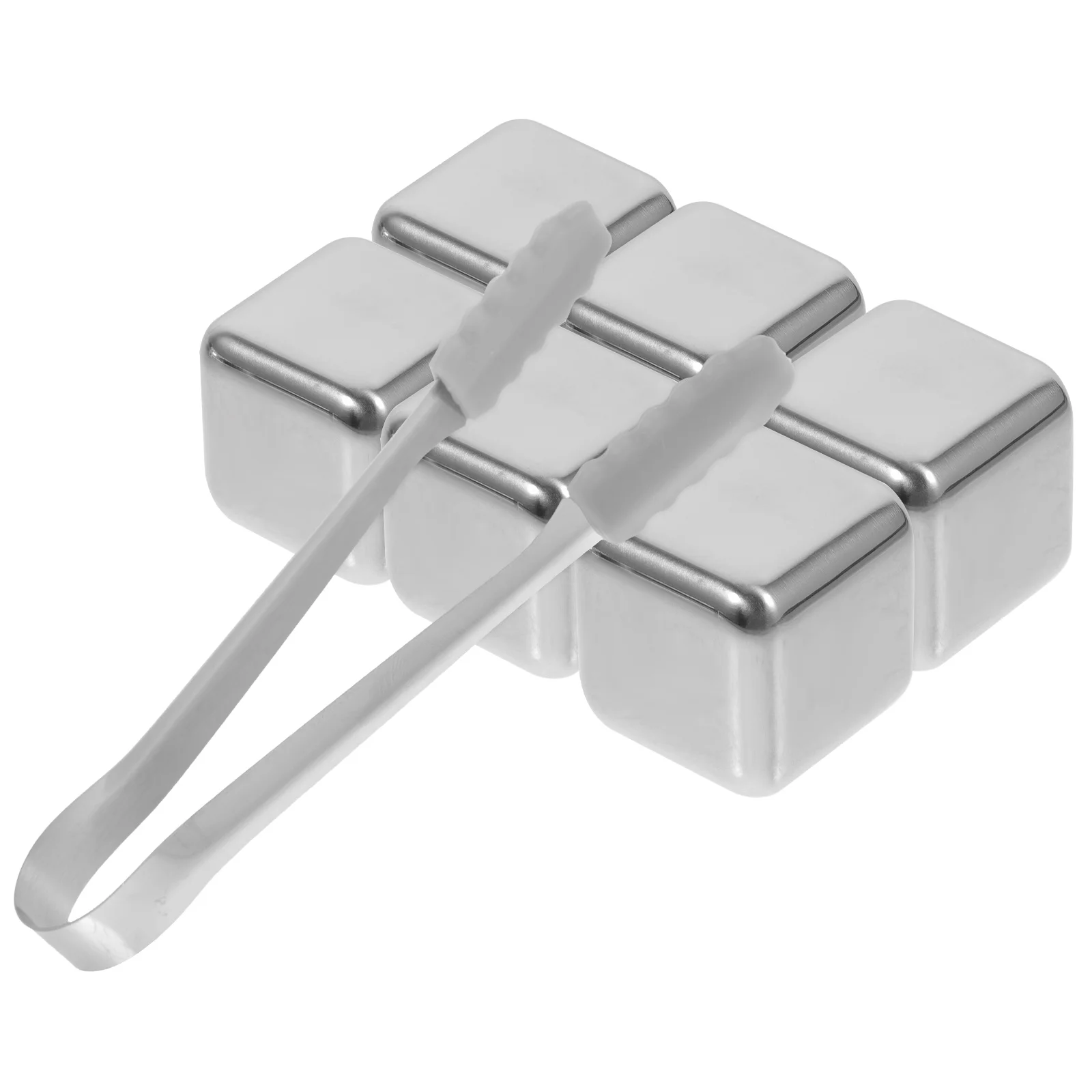 

Stainless Steel Cubes Reusable Whiskey Rock Chilling Stones Set Metal Drink Cube Cool Gifts Whiskey Stone
