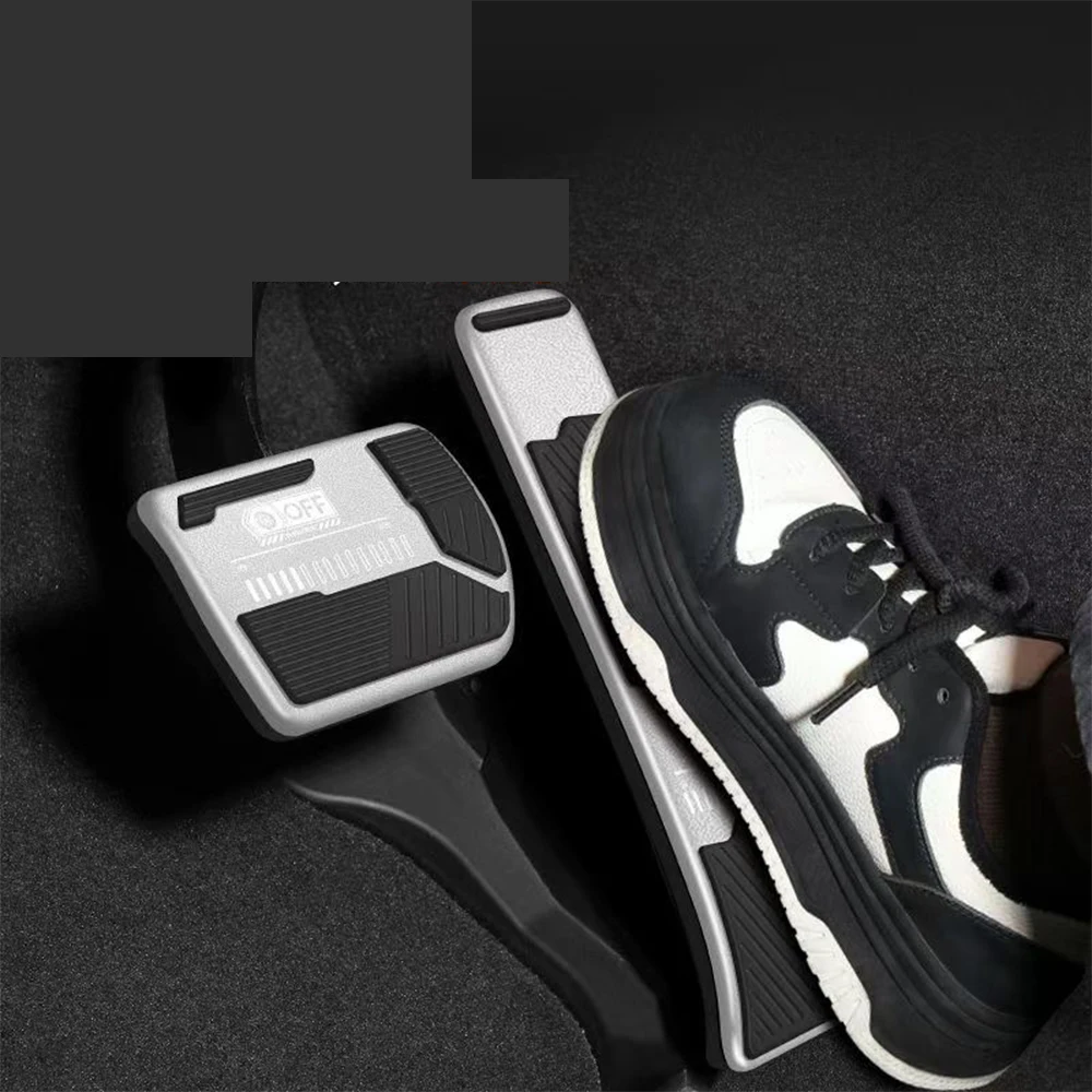 ل Voyah الحرة 2024 2025 منصات اكسسوارات السيارات الألومنيوم السيارات دواسة الوقود الفرامل عدم الانزلاق غطاء الدواسة #2