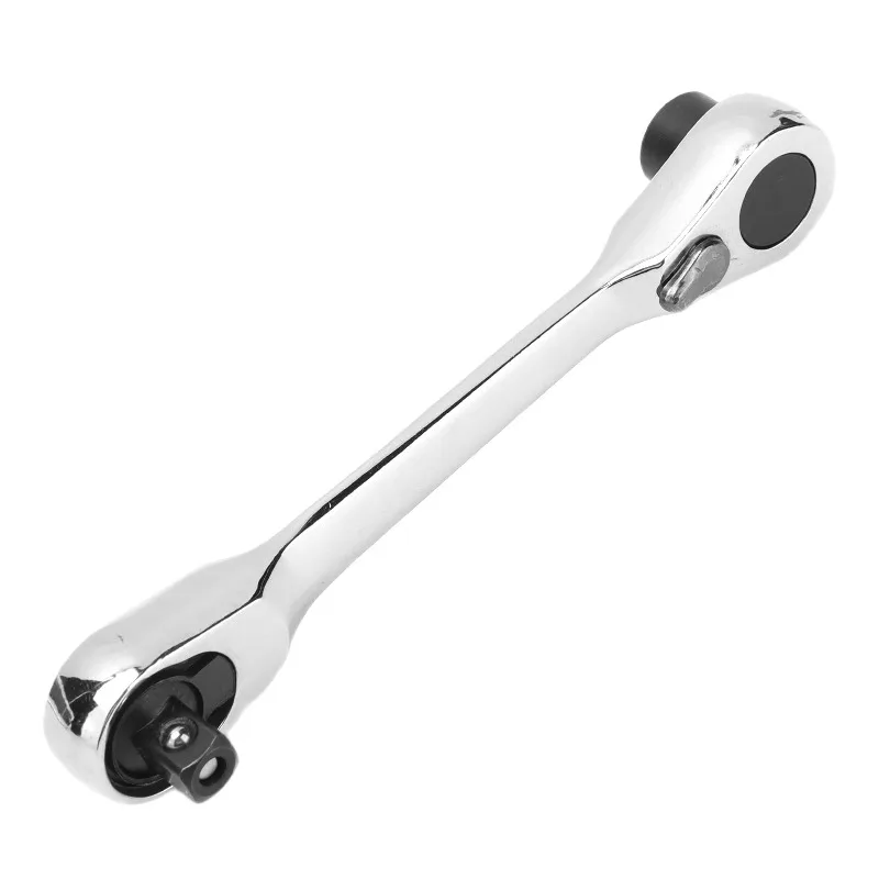 

Новинка 2025 года, быстрый маленький гаечный ключ, инструмент с пакетной головкой, пакетная головка, гальваническая ручка, мини-ключ с храповым механизмом, двусторонняя отвертка