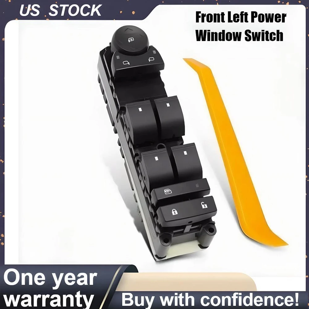 

Quality Car Front Left Power Window Switch for Chevy Silverado 1500 GMC Yukon Cadillac 4 Door Car Accessories DWS177 15093439