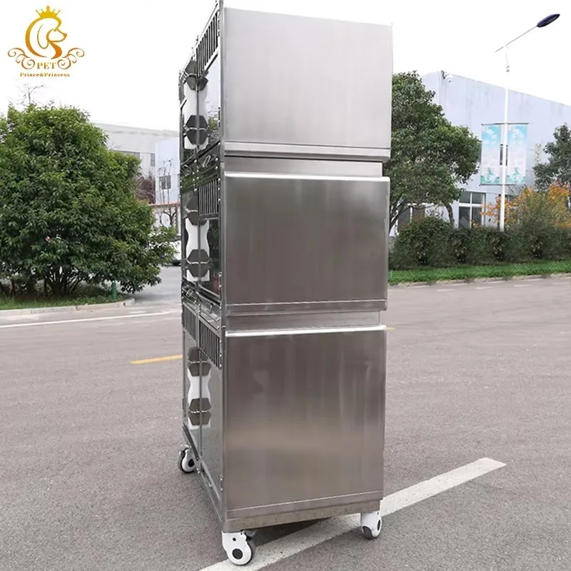 Metal Pet Display Cage: High Quality Veterinary Equipment Dog Cage for Clinic Animal Care for Pet Supplies