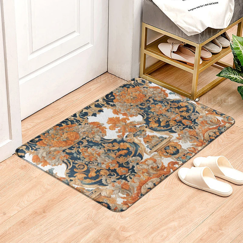 House entrance carpet Home door mat Modern Nordic style Room Bath Foot bathroom non-slip Kitchen water absorption rugs Abstract