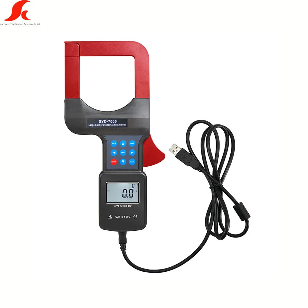 Large Caliber Clamp Meter for AC/DC Current Testing and High Precision Capacitance Measurement