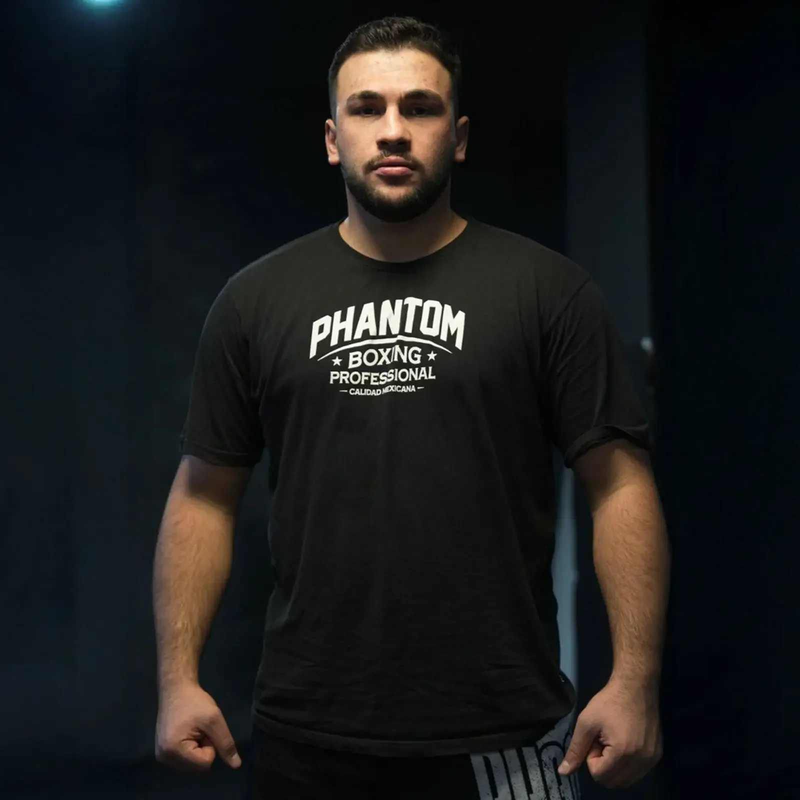 Black T Shirt from Phantom Athletics with a stylish boxing print ideal for boxers and combat athletes of all kinds vintage Soft