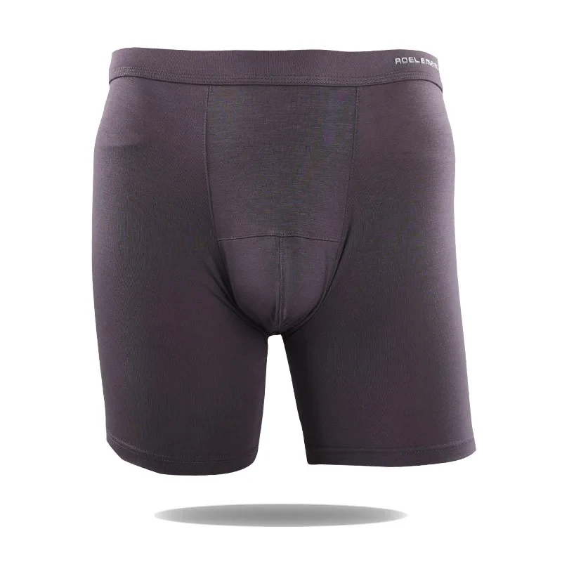 Boxers para hombre 7XL, lencería transpirable con bolsa para pene grande para personas con súper peso, ropa interior elástica, bragas Gay de talla grande y grasa