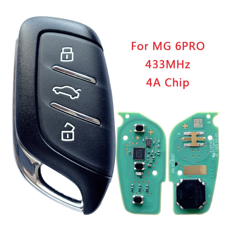 TXK097006 Original For MG 6PRO 6 PRO Smart Remote Key 3 Button 433MHz 4A Chip
