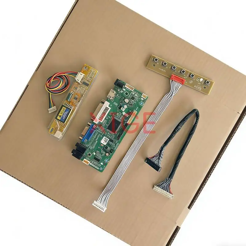 

Контроллер-плата для матричного дисплея HSD150PU1 IAUX14 ITUX97 HV150UX1, DIY-комплект, HDMI+DVI+VGA, 1600x1200, LVDS, 30-контактный, 1600*1200, 1-CCFL