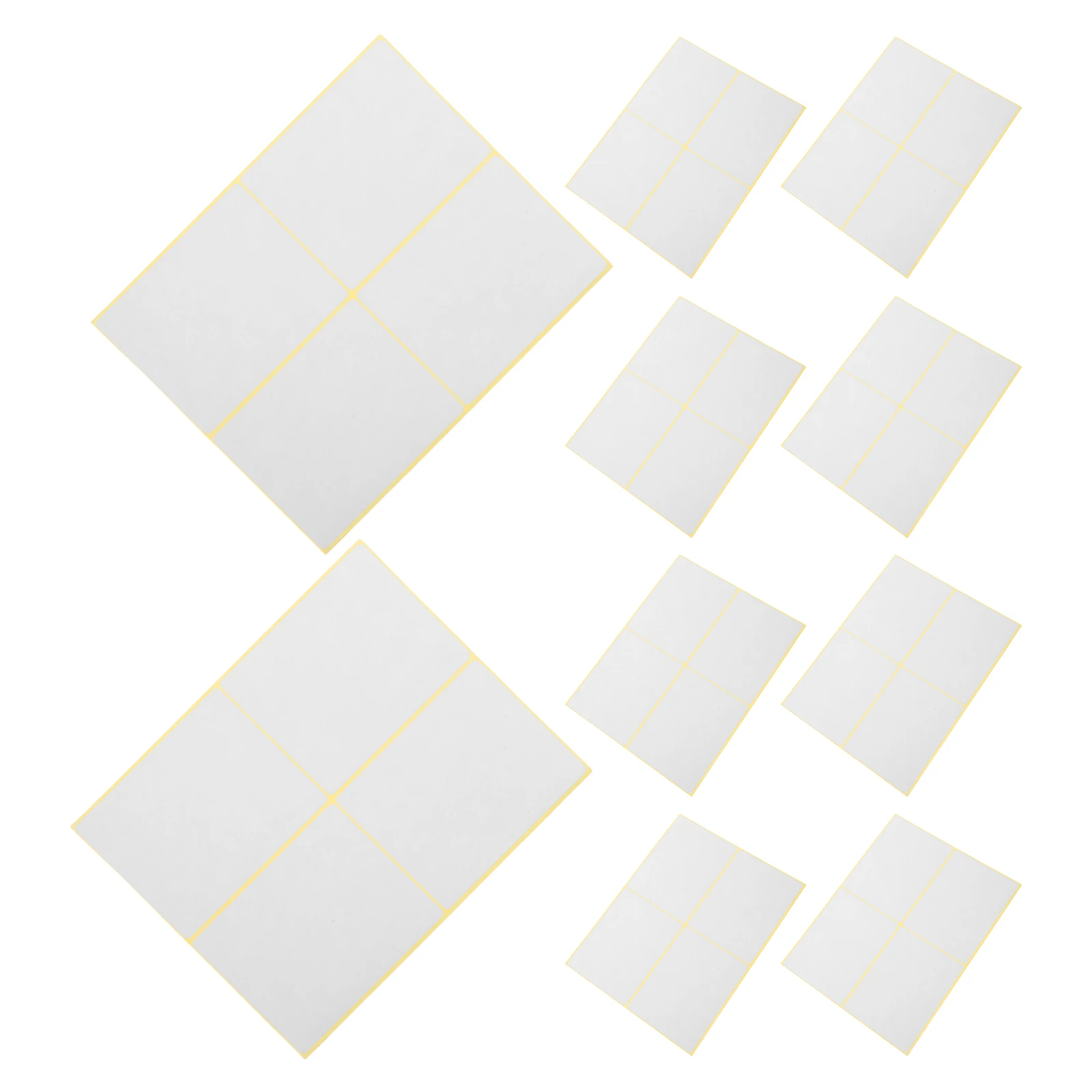 30 Sheets Blank Self Adhesive Address Labels For Boxes Envelopes Shipping Packaging Mailing Logistics Warehouses File Folder