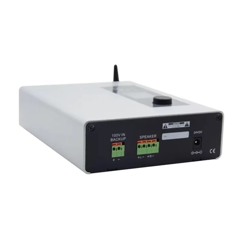 

IP-9611AOB(T) III IP Network Broadcasting System 1.8-inch Display 100V Backup 2.4G Wireless Mic Network Audio Terminal