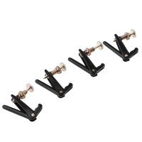 4pcs Violin Spinner Plated Iron 4/4 3/4 Violins String Adjuster Professional Replacement  Musical Instrument Accessories