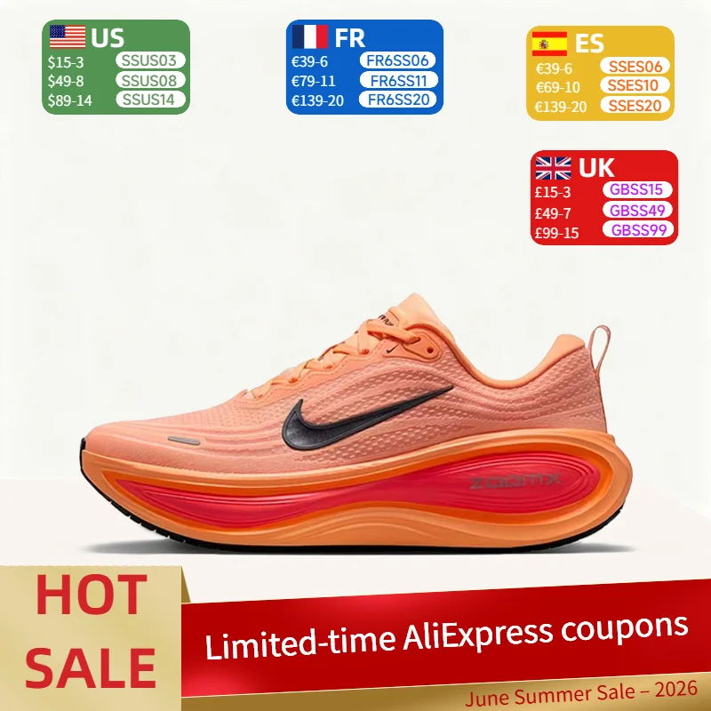 

Nike Vomero Plus Stylish,Comfortable,Durable, and Lightweight Casual Training Low-Top Running Shoes for Men in Orange HV8150-801
