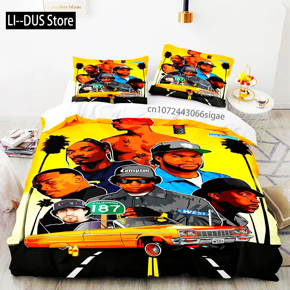 

3D Printed Bedding Set For Boys Single Double Queen King Size Duvet Cover Set Tupac Amaru Shakur 2Pac Duvet Cover Bed Set Quilt