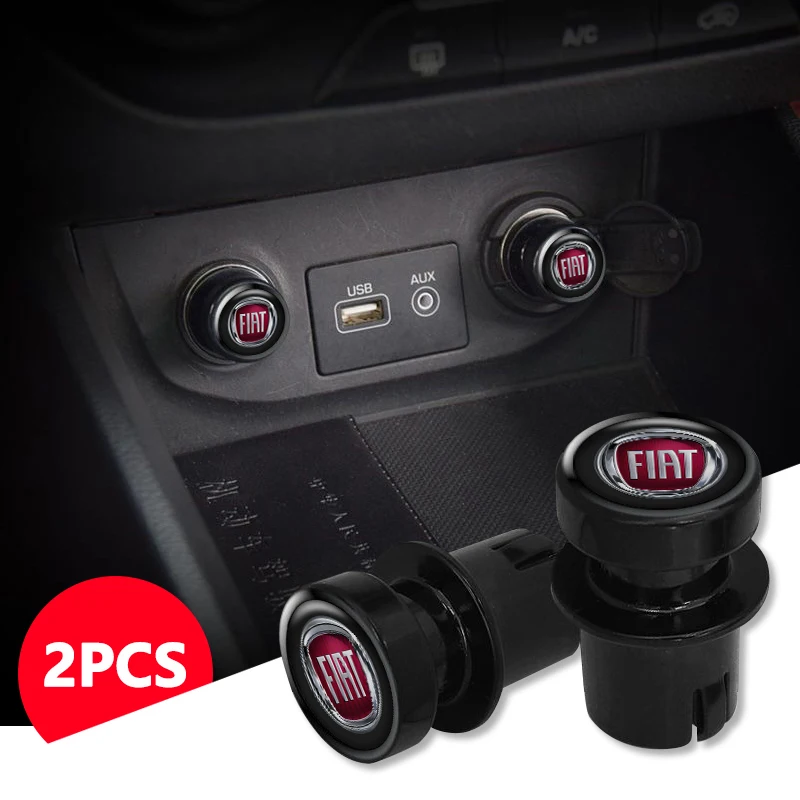 2 قطعة ولاعة السجائر في السيارة التوصيل ولاعة السجائر عنصر التوصيل لشركة فيات 500 غراندي ستيلو فريمونت بونتو أسترا برافو دوكاتو #1