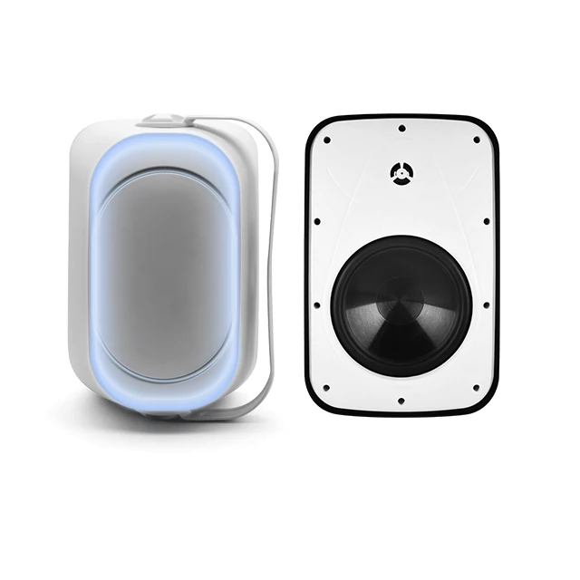 5.25-inch waterproof speaker installed on the exterior wall