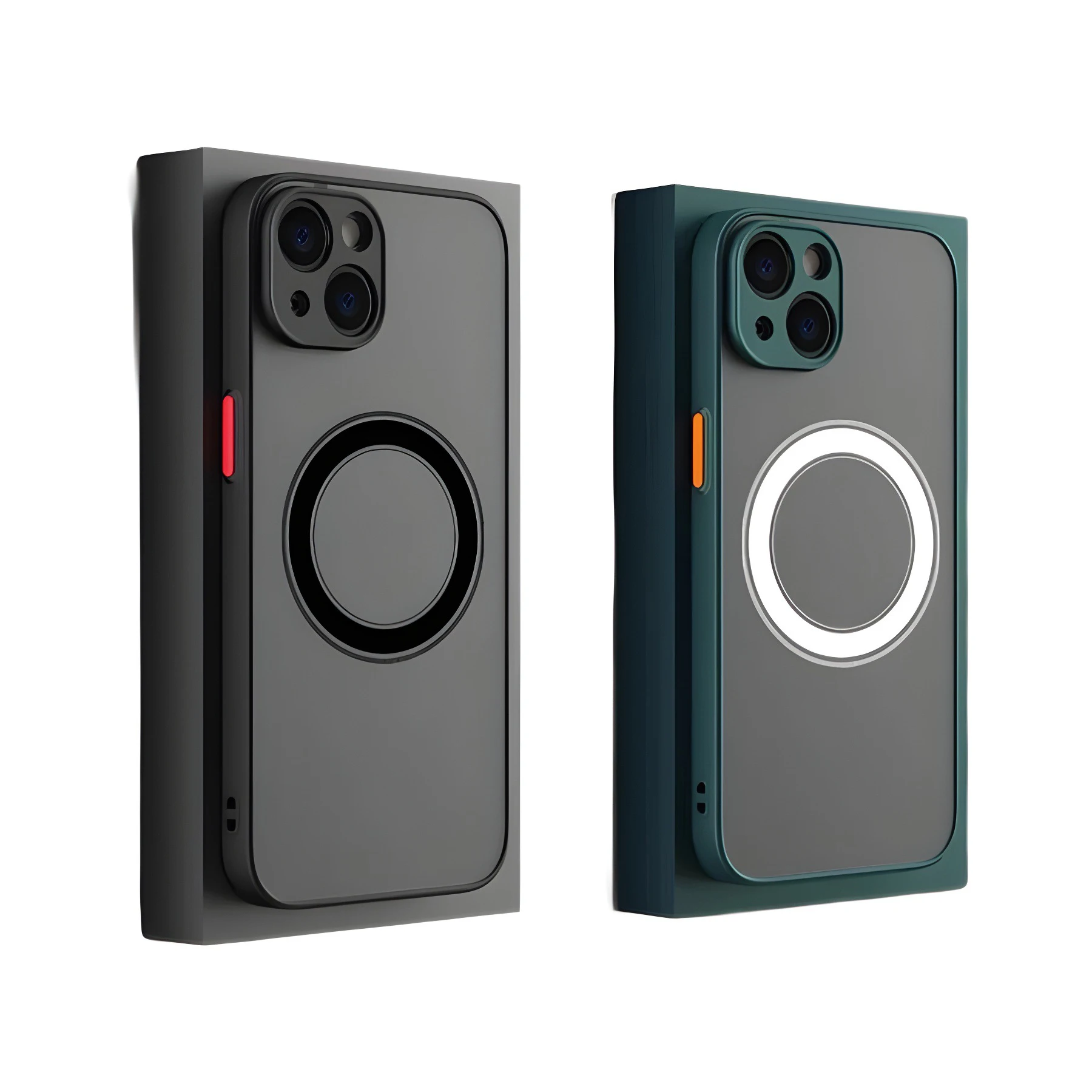 حافظة فاخرة بملمس ناعم مغناطيسي لهاتف آيفون 7 8 X XR XS 11 12 13 14 15 16 17 Pro Max Plus Mini Air SE