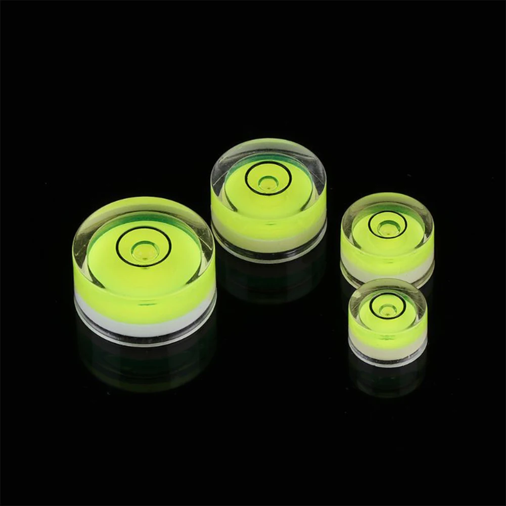 5pcs Round Bubble Level For Spirit Level For BULLSEYE Level Measurement Instrument Desktop Operation Surface Leveling Tool