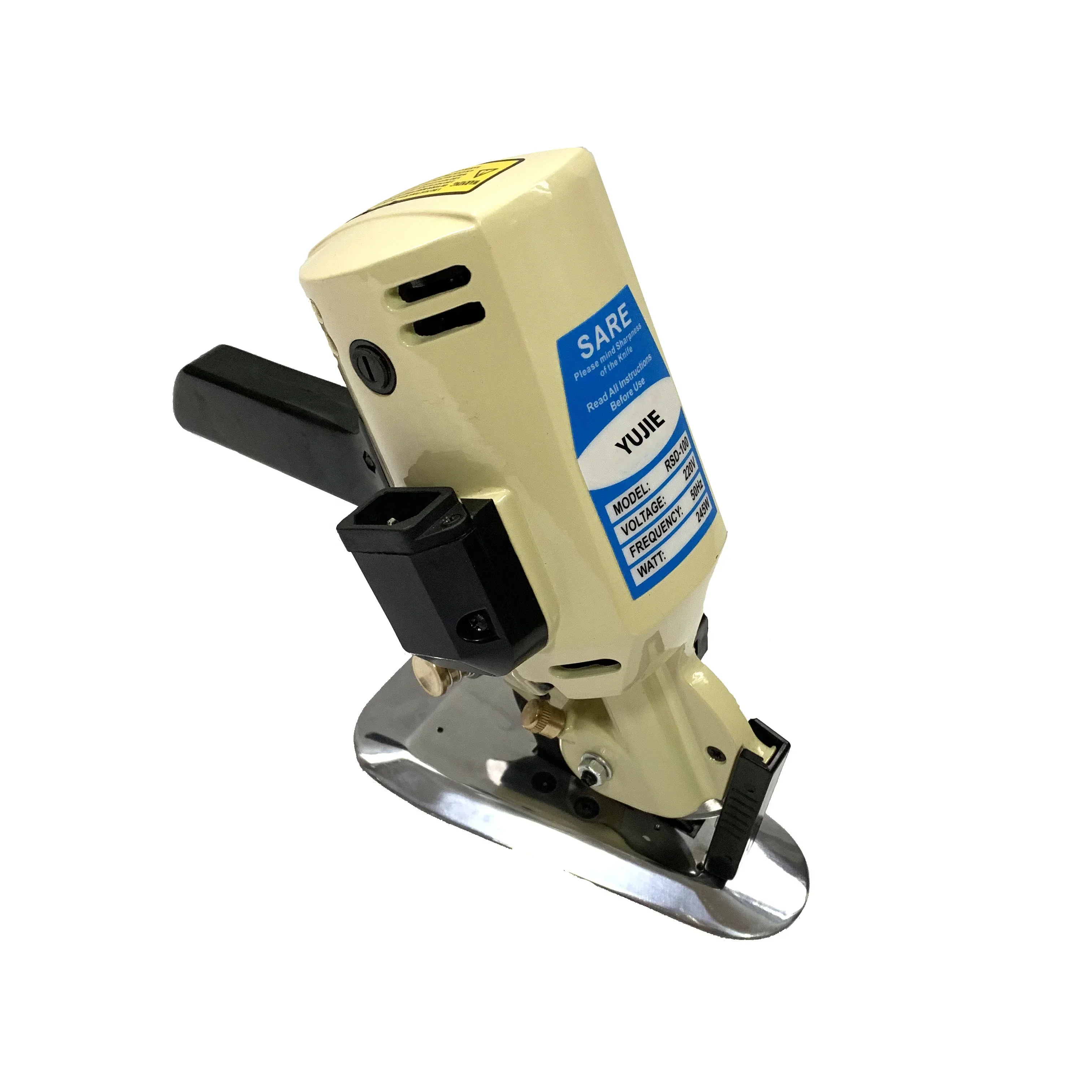 2026new newYujie YJ-RSD100 Electric Scissors Round Knife Cloth Cutting Machine Handheld Fabric machine 100MM