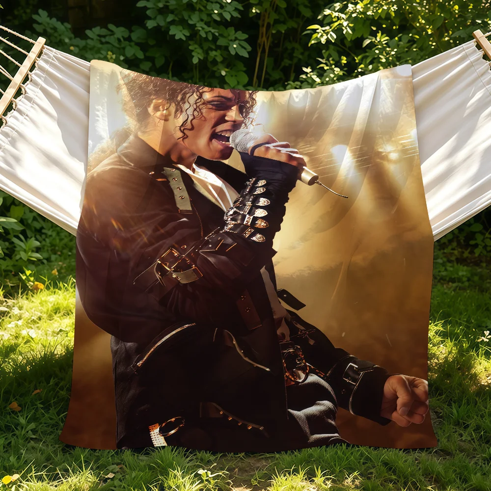 Singer M-Michael J-Jackson Blanket Suitable For Sofas Beds Offices Cars Outdoor Travel An Ideal Gift For Friends Family