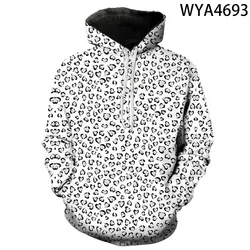 New 3d Printed Sweatshirts Leopard Print Mens Womens Kids Cool Fashion Hoodie Jumpers Streetwear Boys Girls Jackets