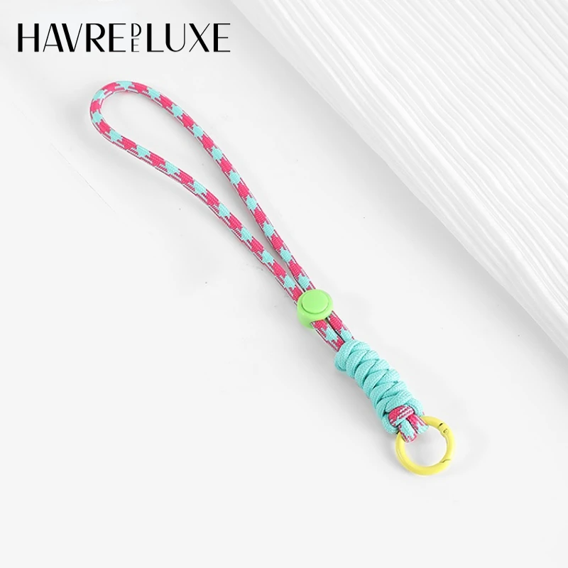 Tasche Lanyard für Long champ Mini Hand Eliminierung gewebte Farbe Seil Anhänger Hands eil Schlüssel anhänger Zubehör