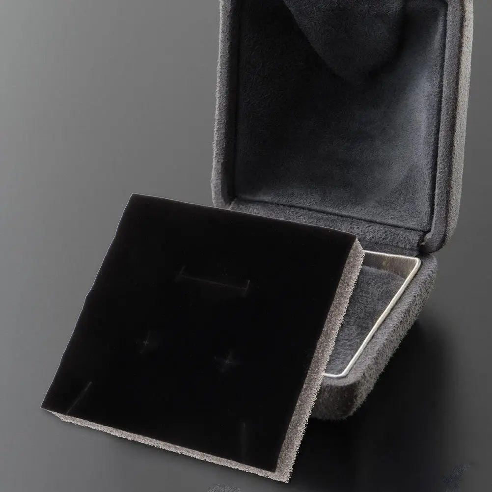 30Pcs Jewelry Box Sponge Inserts Black Cushion Liners Removable Ring Necklace Earring Storage Display Tray Rock Collection Box