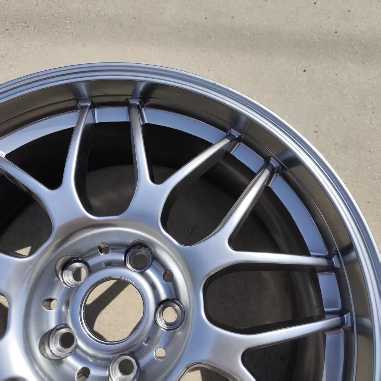 Roues en alliage filé JDM de 18 pouces, 5x108 5x112 5x114.3 5x120, jantes de voiture de passager de haute qualité