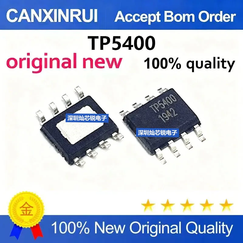 (5-100pieces)Brand new original TP5400 SMD SOP8 1A lithium battery charging and 5V 1A boost control chip