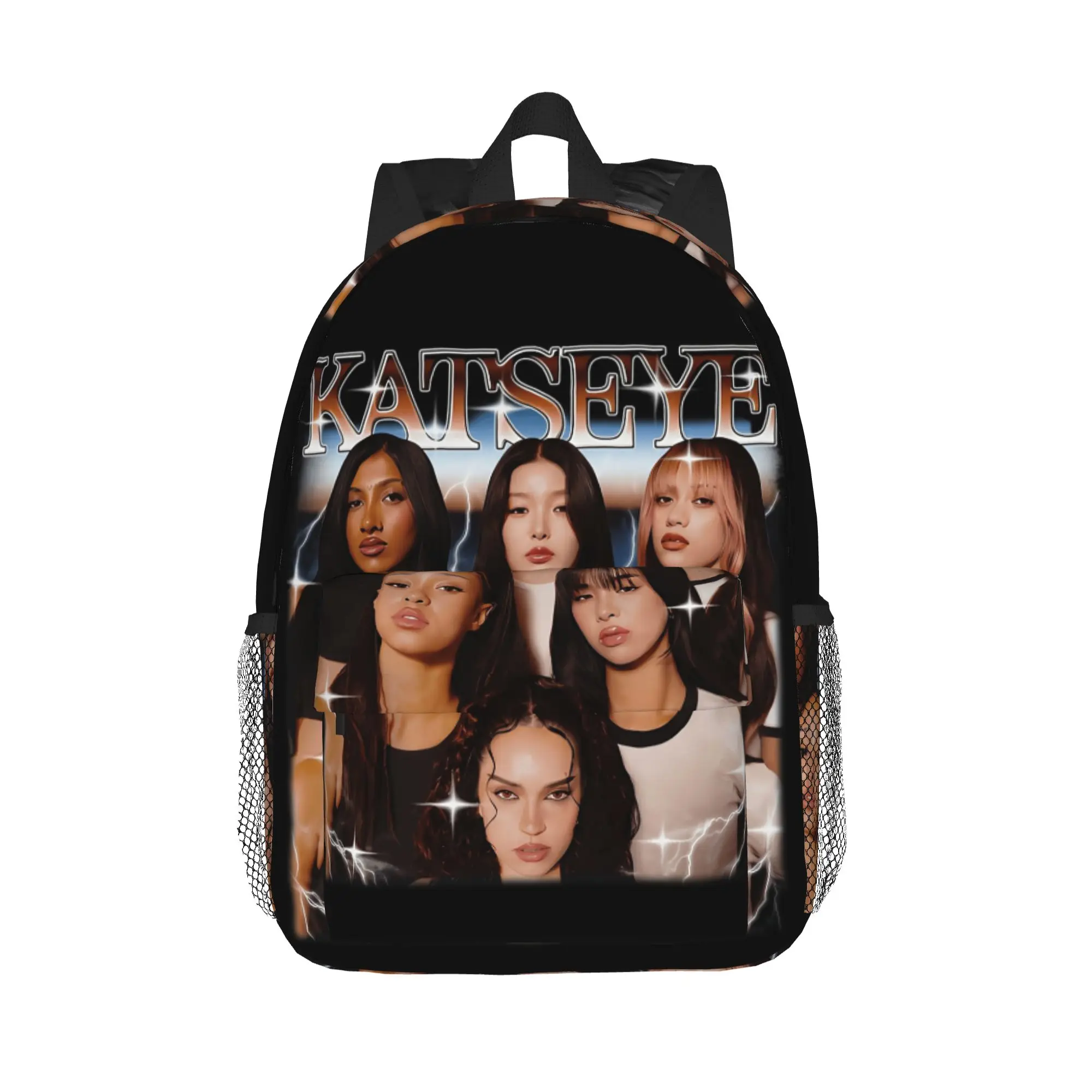 Katseye Global Girl Group Backpack Hot Sale Daypack Large Capacity Boys Girls BookBag Shoulder Bags for Men Women School Bag