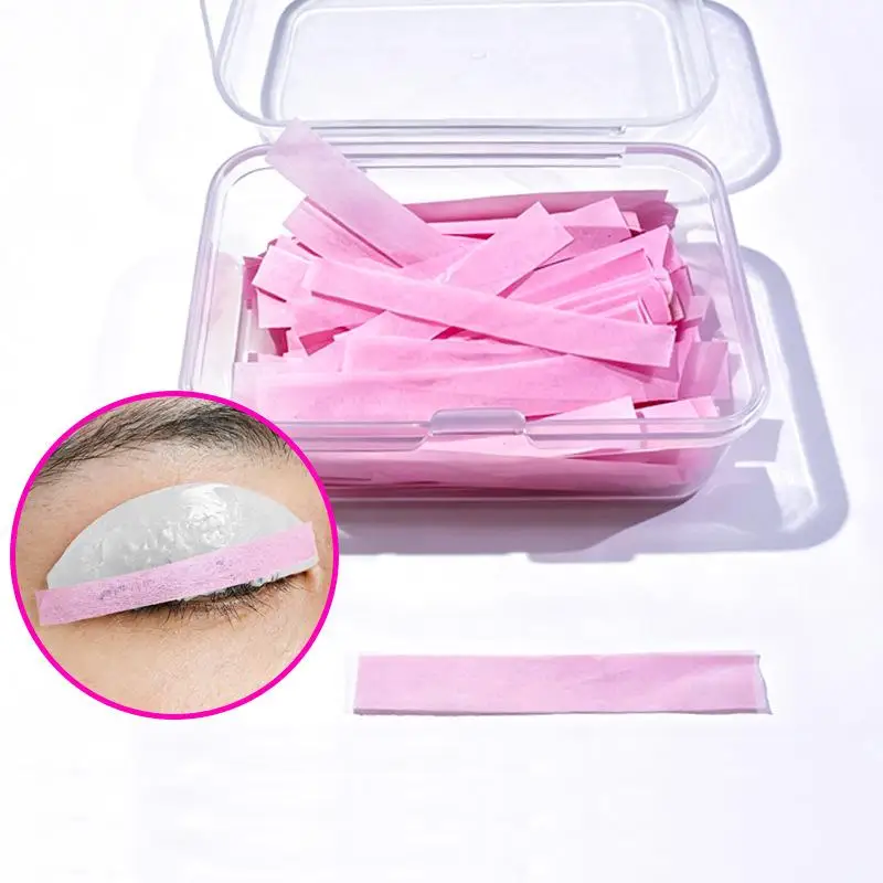 300/500/1000Pcs Eyelash Perm Covering Paper Keratin Eyelash Lifting Film Press Eyelash Pressing Paper Curling Fixing Eyelashes▪