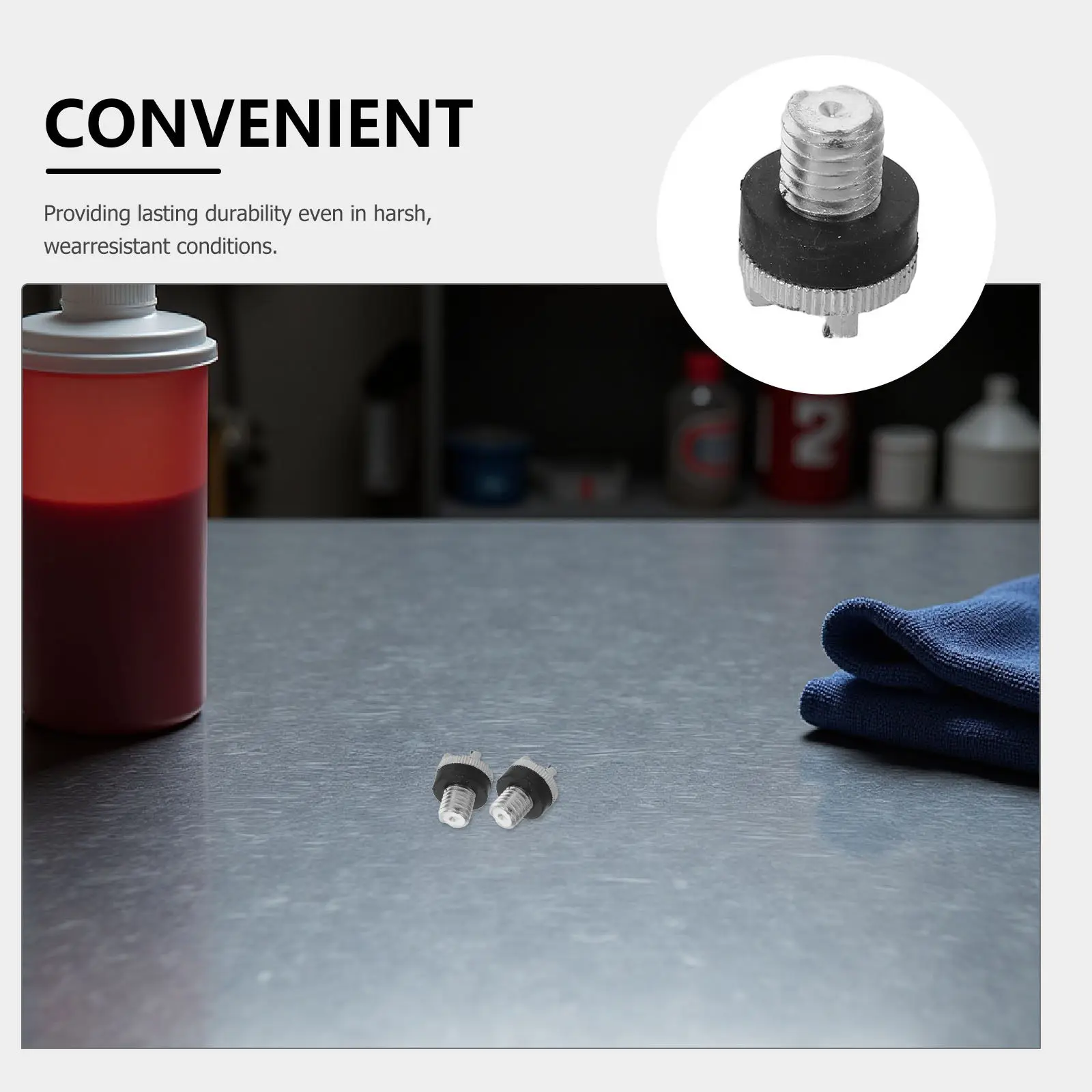 20pcs Aluminum Drum Vent Screw Caps for Pressure Balance & Oil Drum Sealing – Industrial Outdoor Use