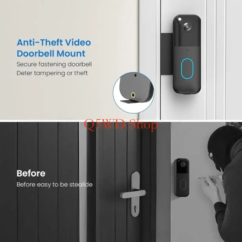 

Q5WD модернизирует наклейки для крепления дверных звонков, обеспечивающие надежное удержание на деревянных, металлических, не