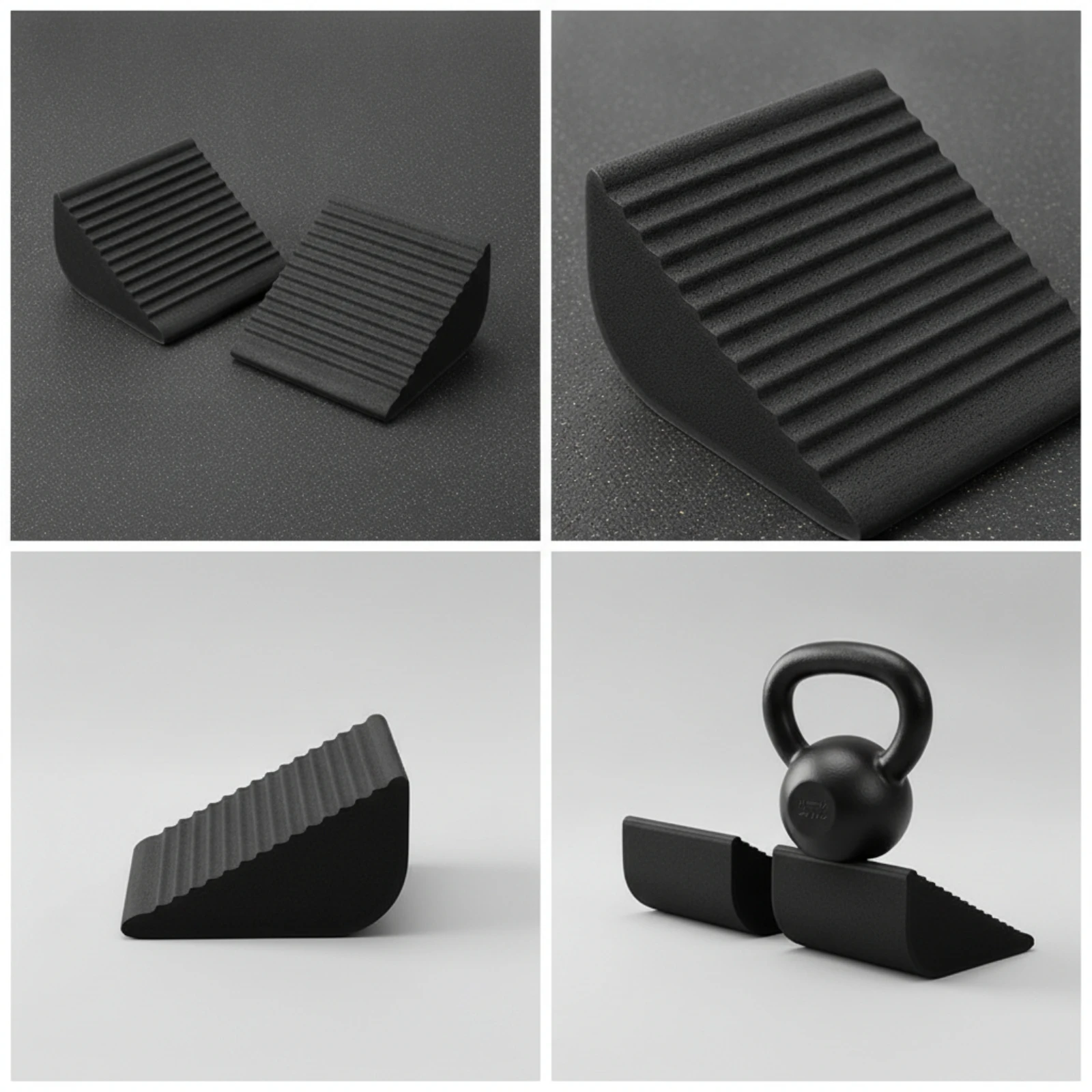 EVA Foam Wedge Blocks Lightweight Calf Raise Blocks Squat Wedges Long-Lasting Portable for Athletes, Squats, Stretching