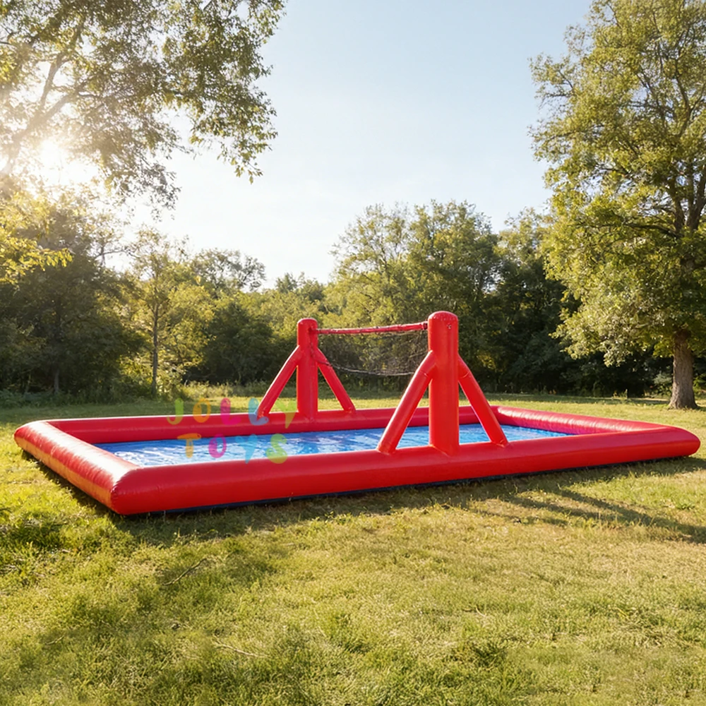 Outdoor Sports Games Inflatable Volleyball Court with Pool Beach Volleyball Suitable for Adults and Teenagers Beach Volleyball
