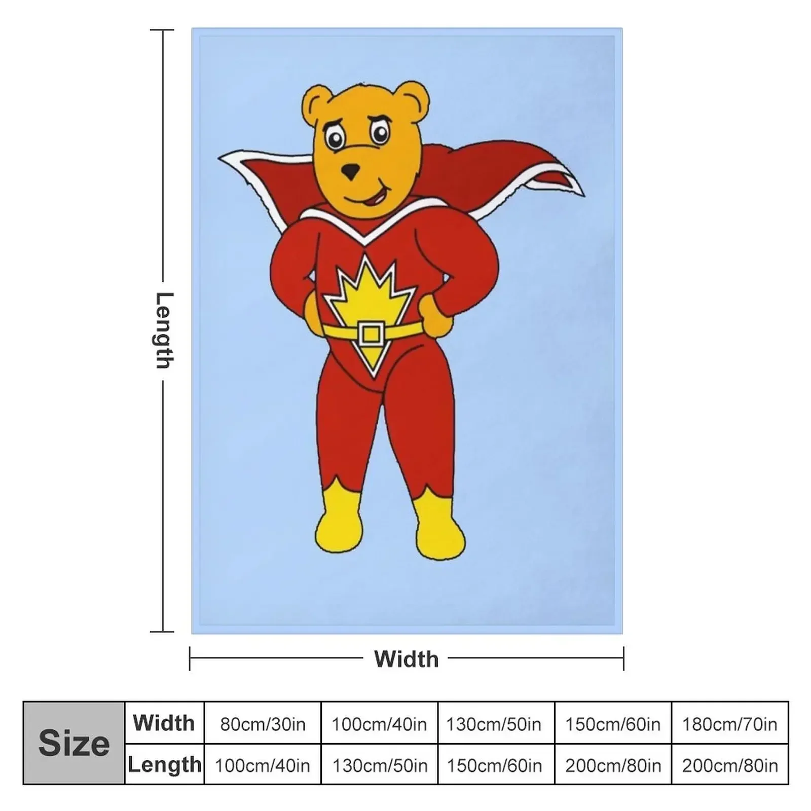 SUPER TED superted Throw Blanket Retros Sleeping Bag Kid'S christmas gifts Blankets