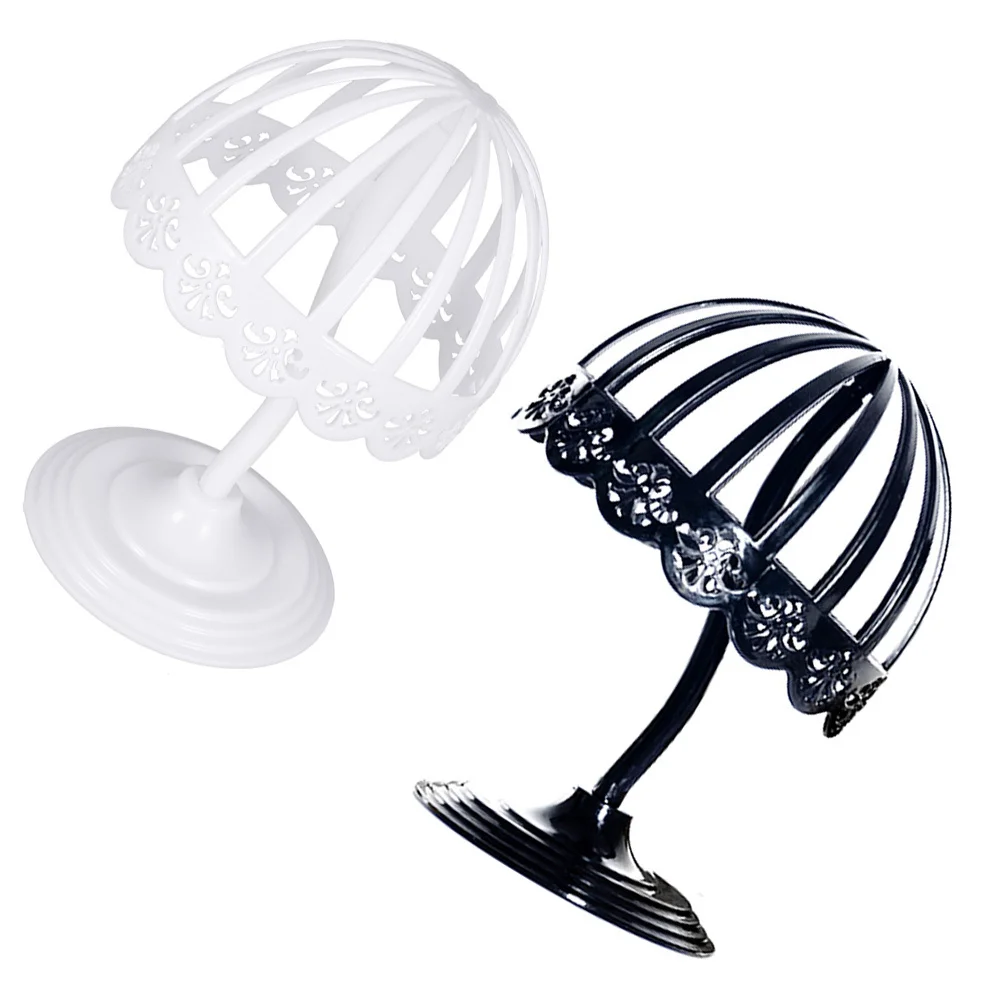 2pcs Holder Premium Plastic Hollow-Out Dome Hat Display Stand For Mall Store Hat Storage Rack Display Holder