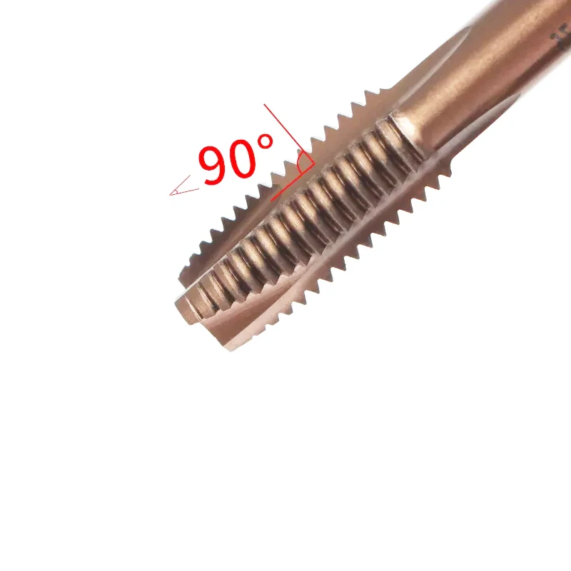 Kobalt-Schraubgewindebohrer, Bohrer HSS-Co M35, spitze Nut, metrisch, M2-M20, Maschinengewindebohrer, rechte Hand, für Edelstahl, Metall – Detail 4