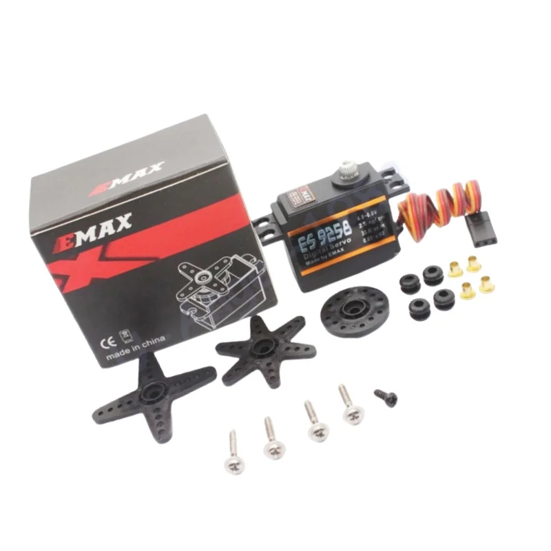 

EMAX ES9258 Metal Gear Digital Servo 27g/ 2.5 kg/ 0.05 sec for rc helicopter Wholesale For racing drone