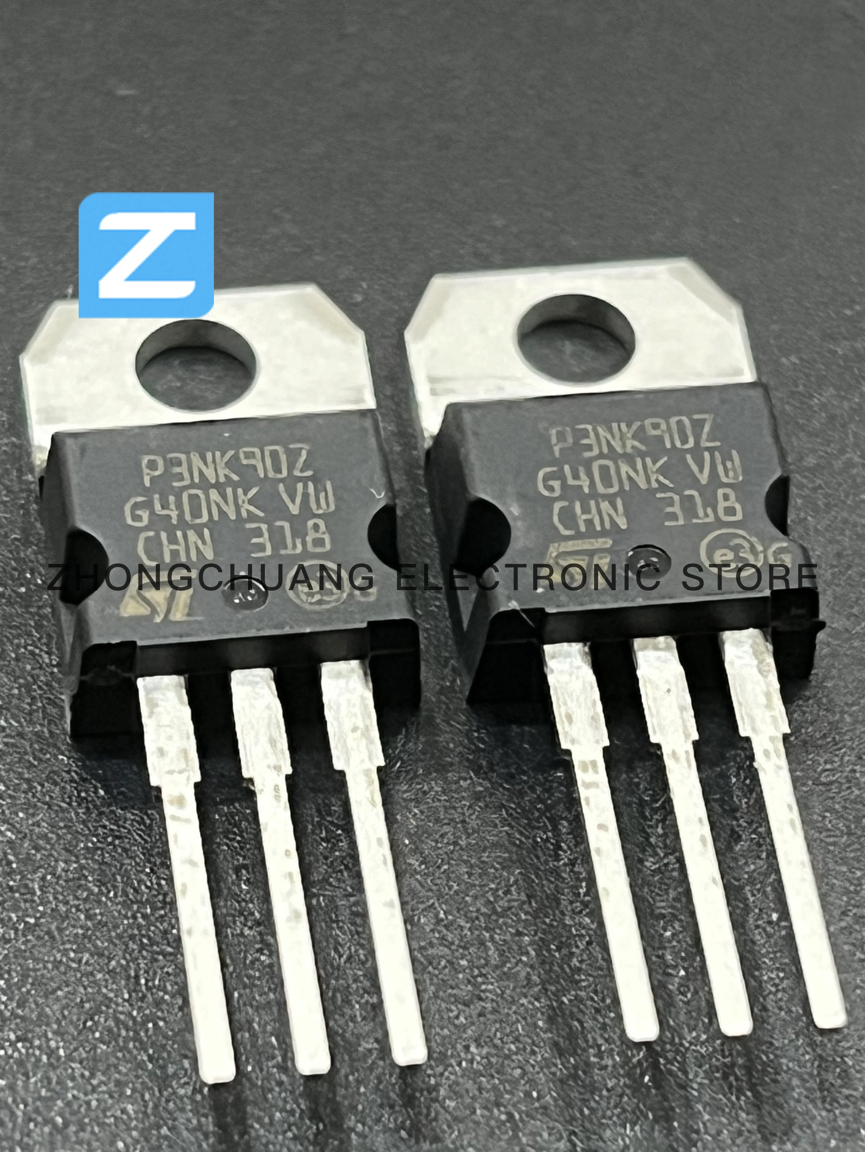 1-10PCS STP3NK90Z P3NK90Z TO-220 900V 3A N-Channel MOSFET new original