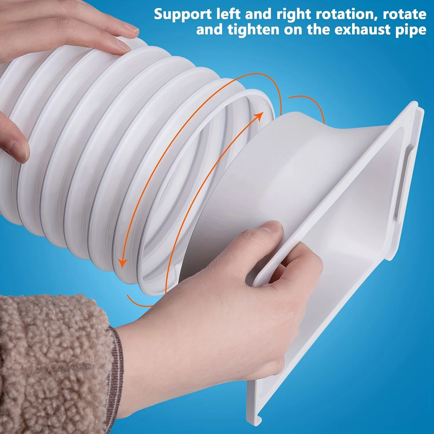 

Air Conditioner Exhaust Hose Interface, Portable Home Mobile Air Conditioner Body Fitting Connector, Square 150mm