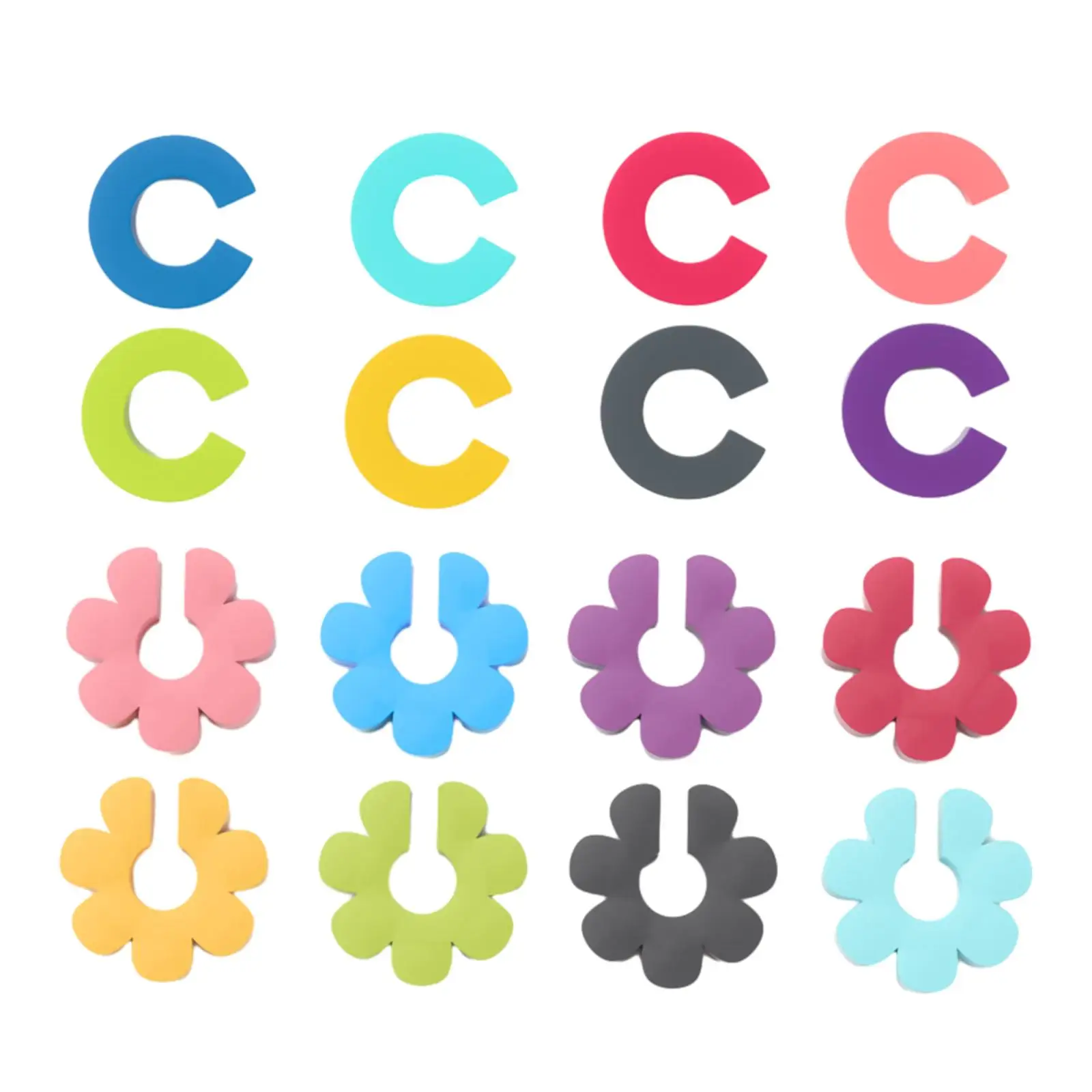 

Pack of 16 Wine Cup Charm Markers, Wine Cup Markers, Drink Markers