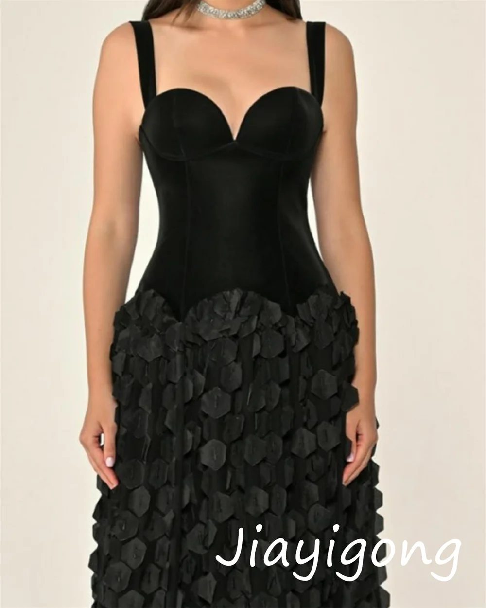 Personalizado exquisito Jersey con lentejuelas A-line Sweetheart vestidos largos ocasión a medida clásico de alta calidad