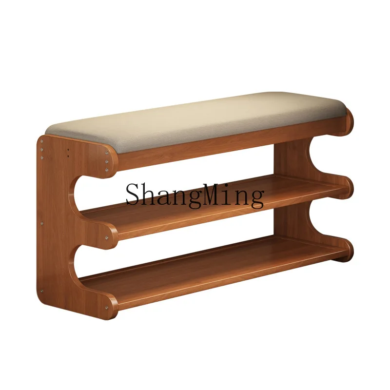 

ZYYflip cover shoe change stool can be seated at the door of the home, wear shoes into the home, shoe cabinet seat stool