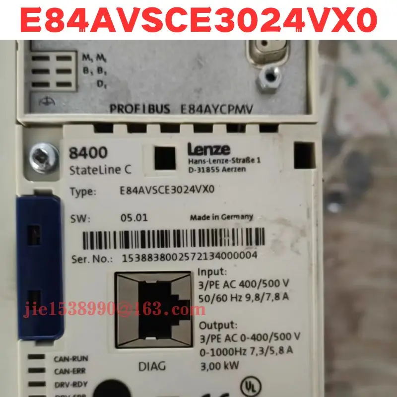 Used Frequency Converter E84AVSCE3024VX0  Normal Function Tested OK