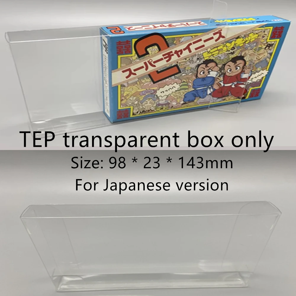 Collection Display Box For FC/Nintendo Family Computer/Famicom Game Storage Transparent Boxes TEP Shell Clear Collect Case