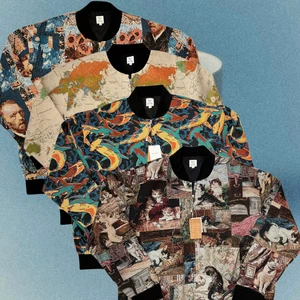 Pure Retro Outerwear Jaet Loose Top Good Stuff Tee Uncle Small ence Commute Sle ex ort Sve Zipper Closure