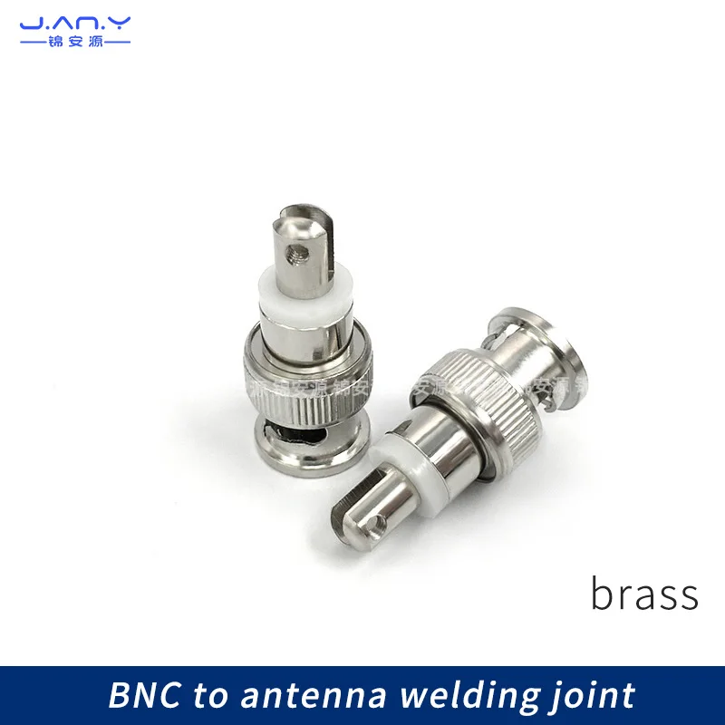 1 piece BNC rotary antenna welding joint RF RF coaxial connector Q9 head to UHF flat antenna locking oscilloscope