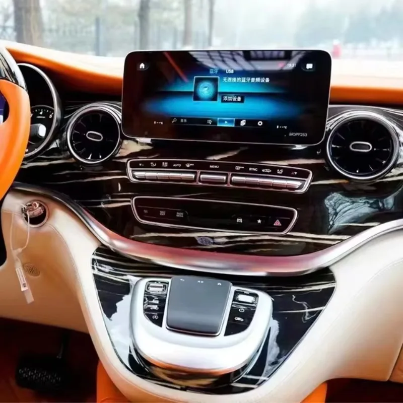 Center Console Dashboard with 360 Panoramic Navigation Interior Modification Vito W447 Upgrade  to V260 V-Class
