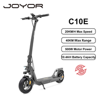 JOYOR C10E Foldable Adult Electric Scooter E-Scooter 20 KM/H Electric Kick Scooter 500W Skateboards 48V 10.4Ah Kickboard